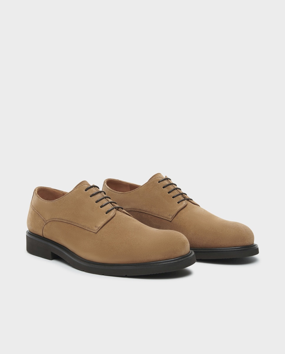 Bluchers de hombre de piel - Glent - Marrón Marrón-3