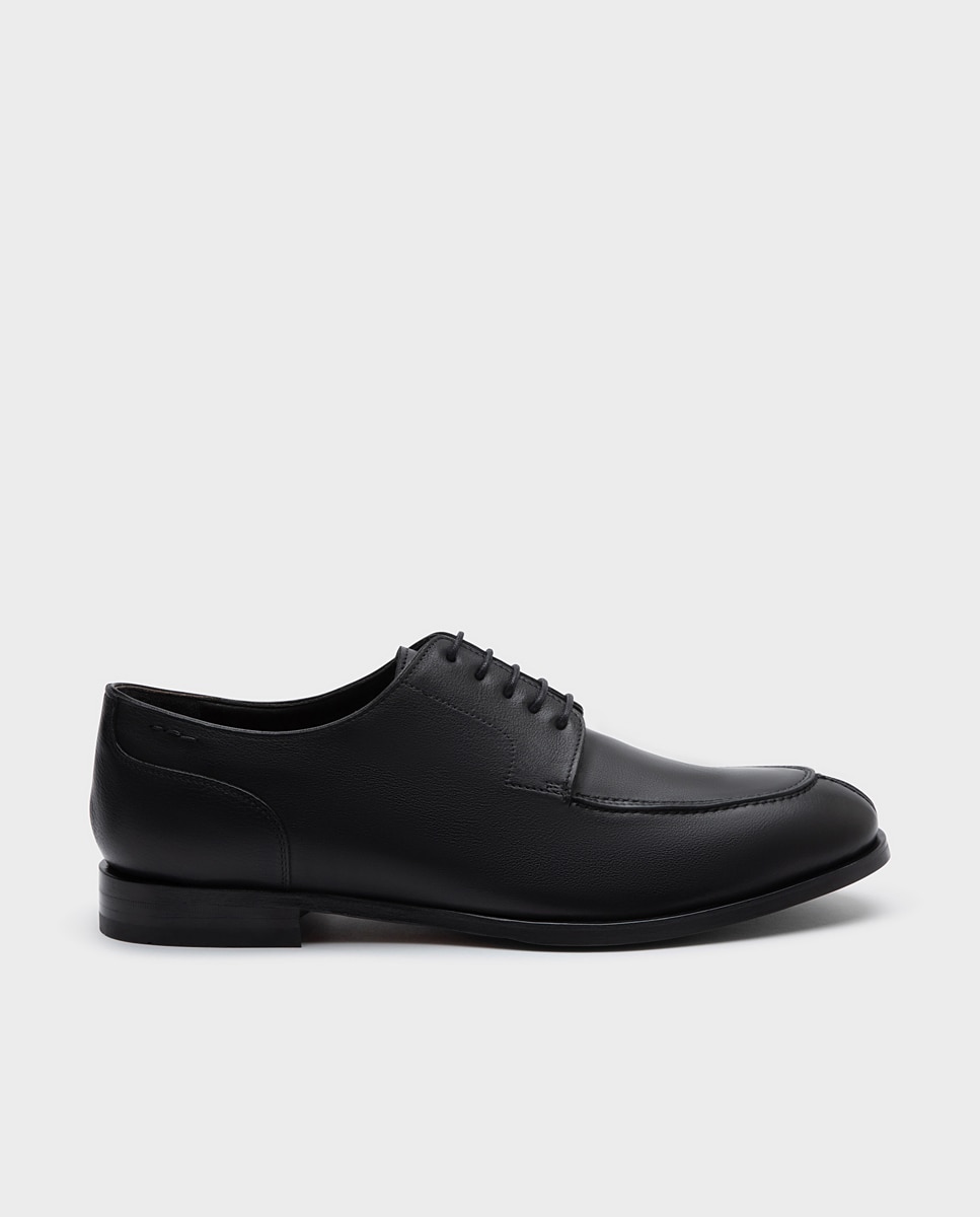 Imagen 0 de Zapatos de cordones de hombre de piel Negro