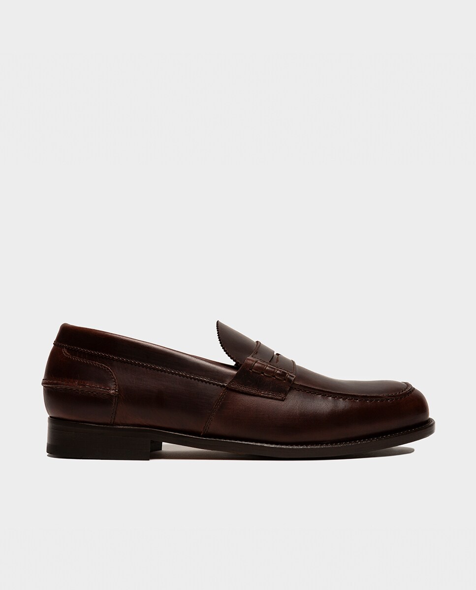 DHgate Mocasin De Cuero Para Hombr Mocasin Casual Sin Cordon, Zapatos De Conducción De Moda | Paso Más Suave