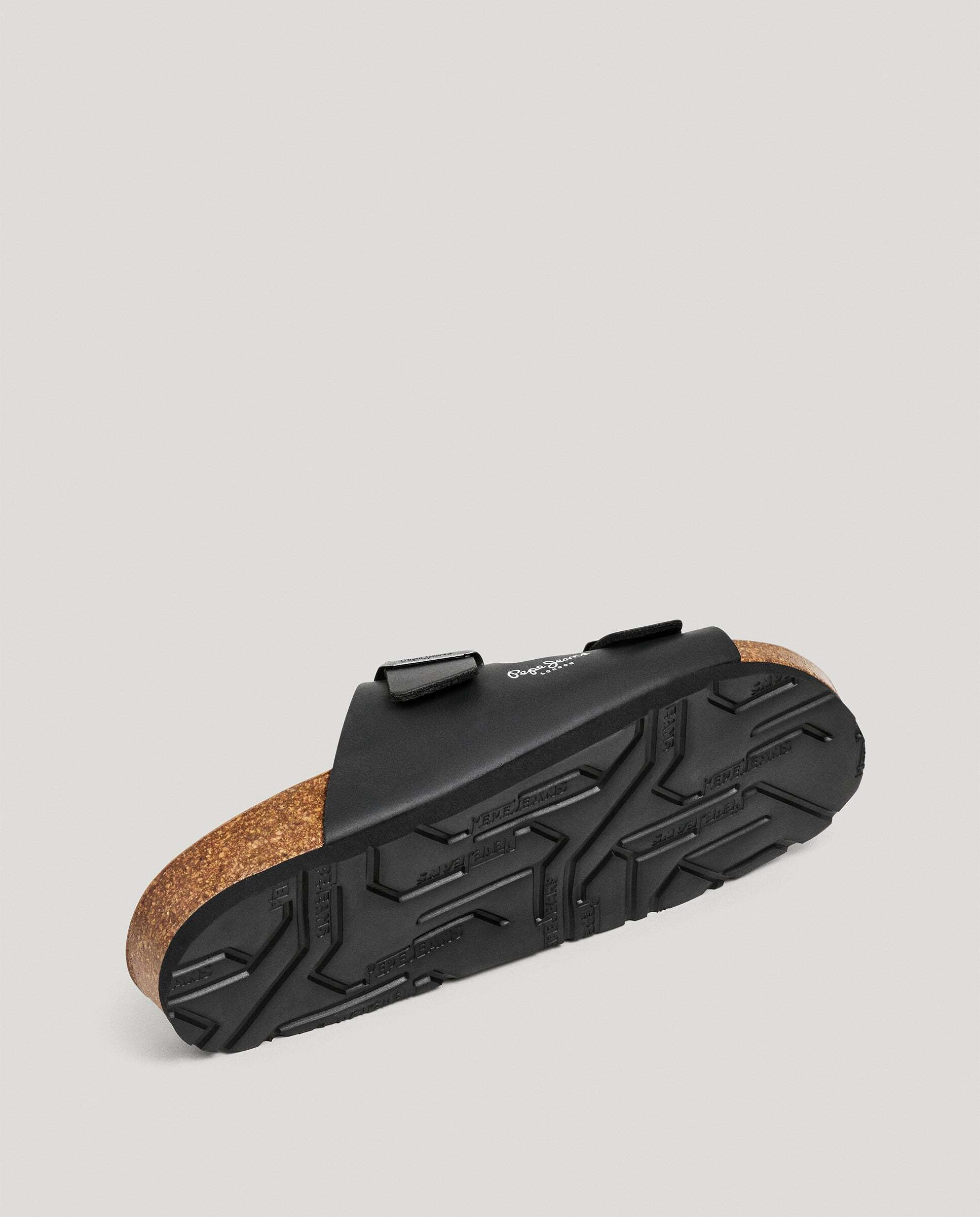Sandalias de hombre con doble hebilla - Pepe Jeans - Negro Negro-6