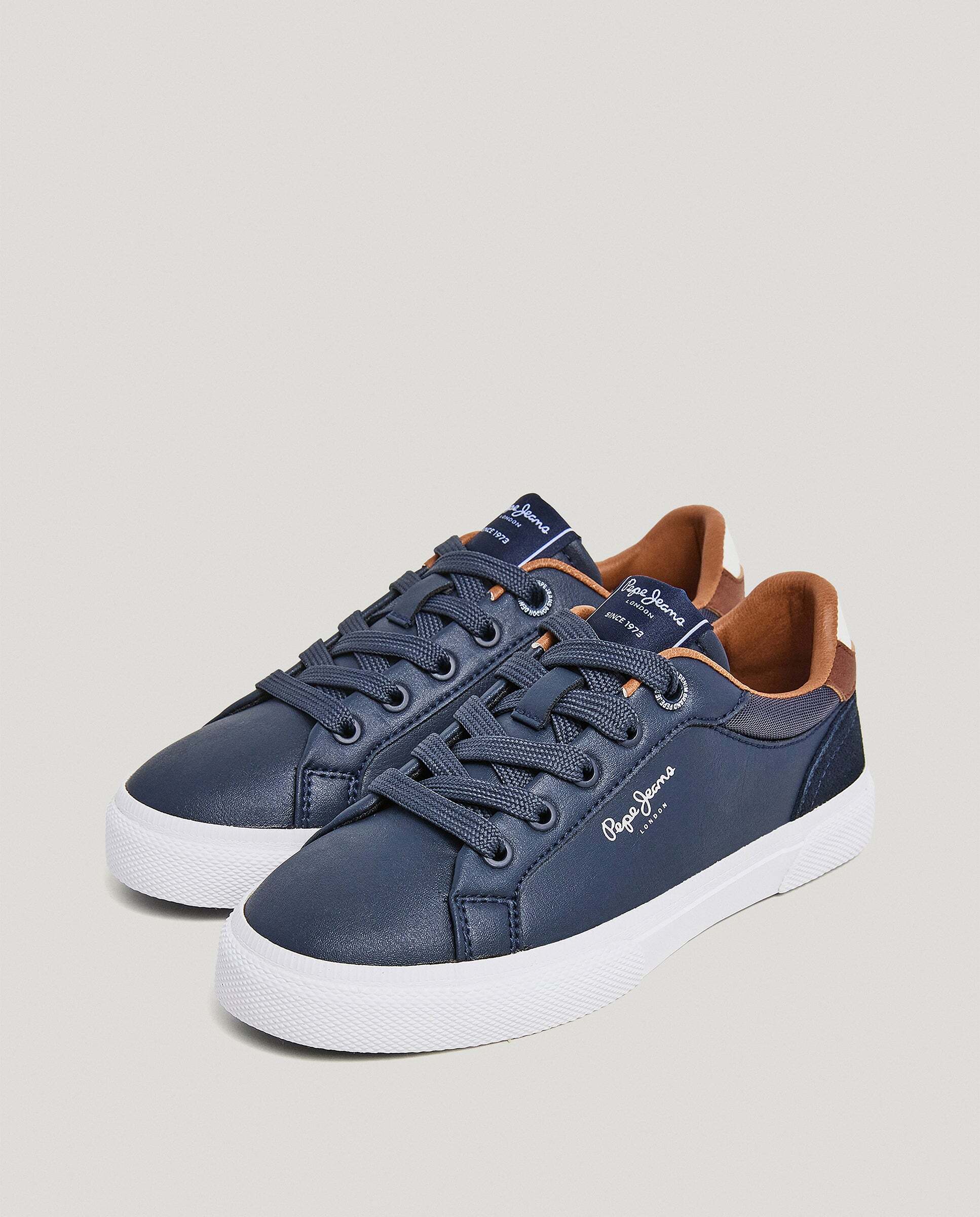 Zapatilla de tenis básica Kenton Court de niño - Pepe Jeans - Navy Navy-2