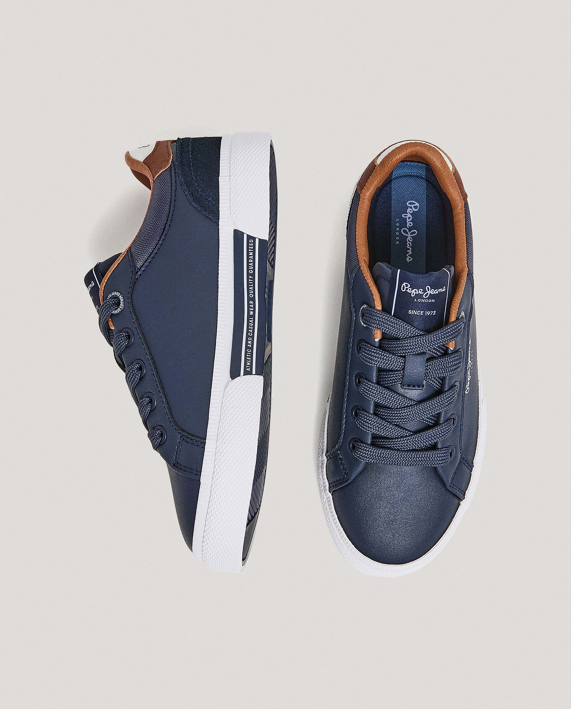 Zapatilla de tenis básica Kenton Court de niño - Pepe Jeans - Navy Navy-3