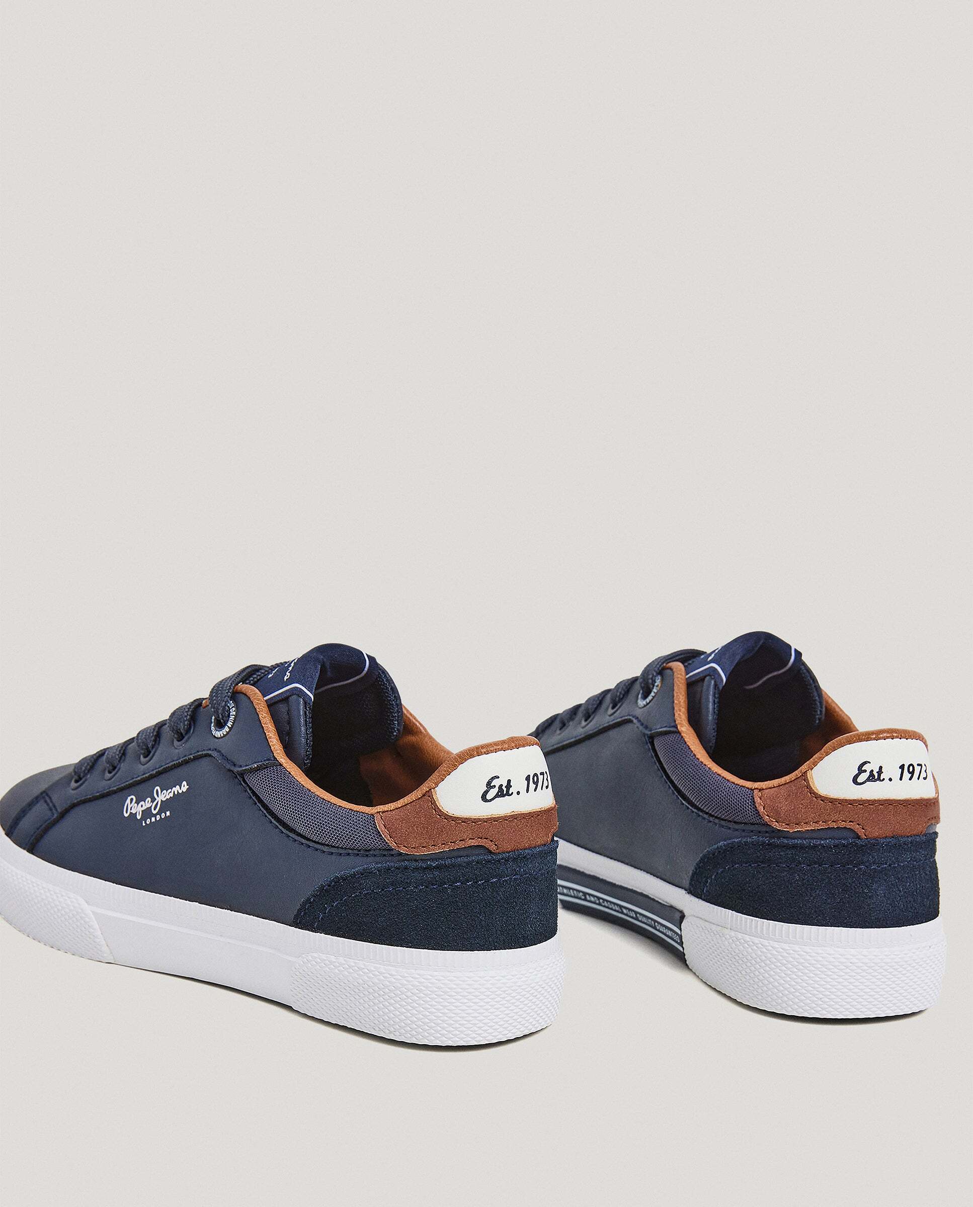 Zapatilla de tenis básica Kenton Court de niño - Pepe Jeans - Navy Navy-4