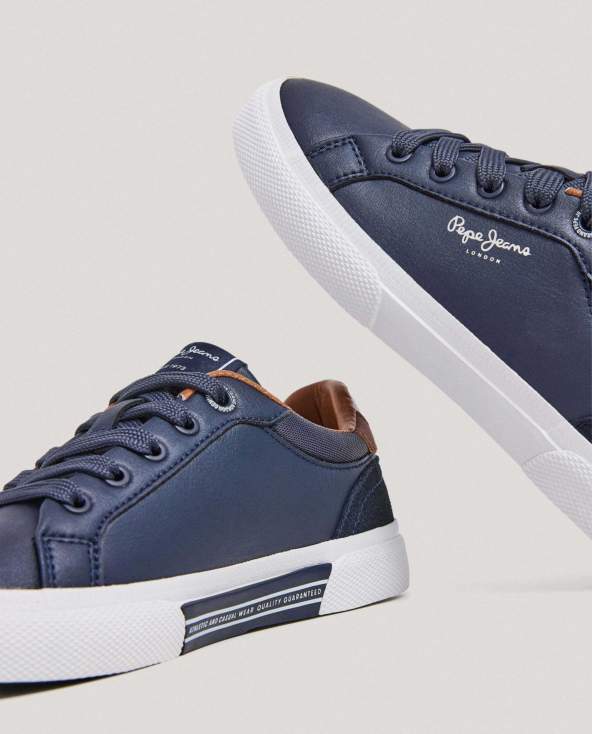 Zapatilla de tenis básica Kenton Court de niño - Pepe Jeans - Navy Navy-5