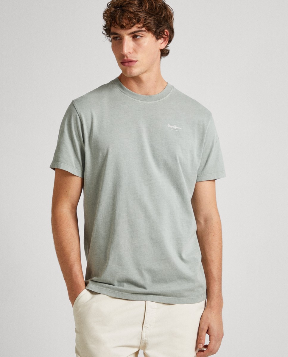 Camiseta de hombre logo estampado fit regular