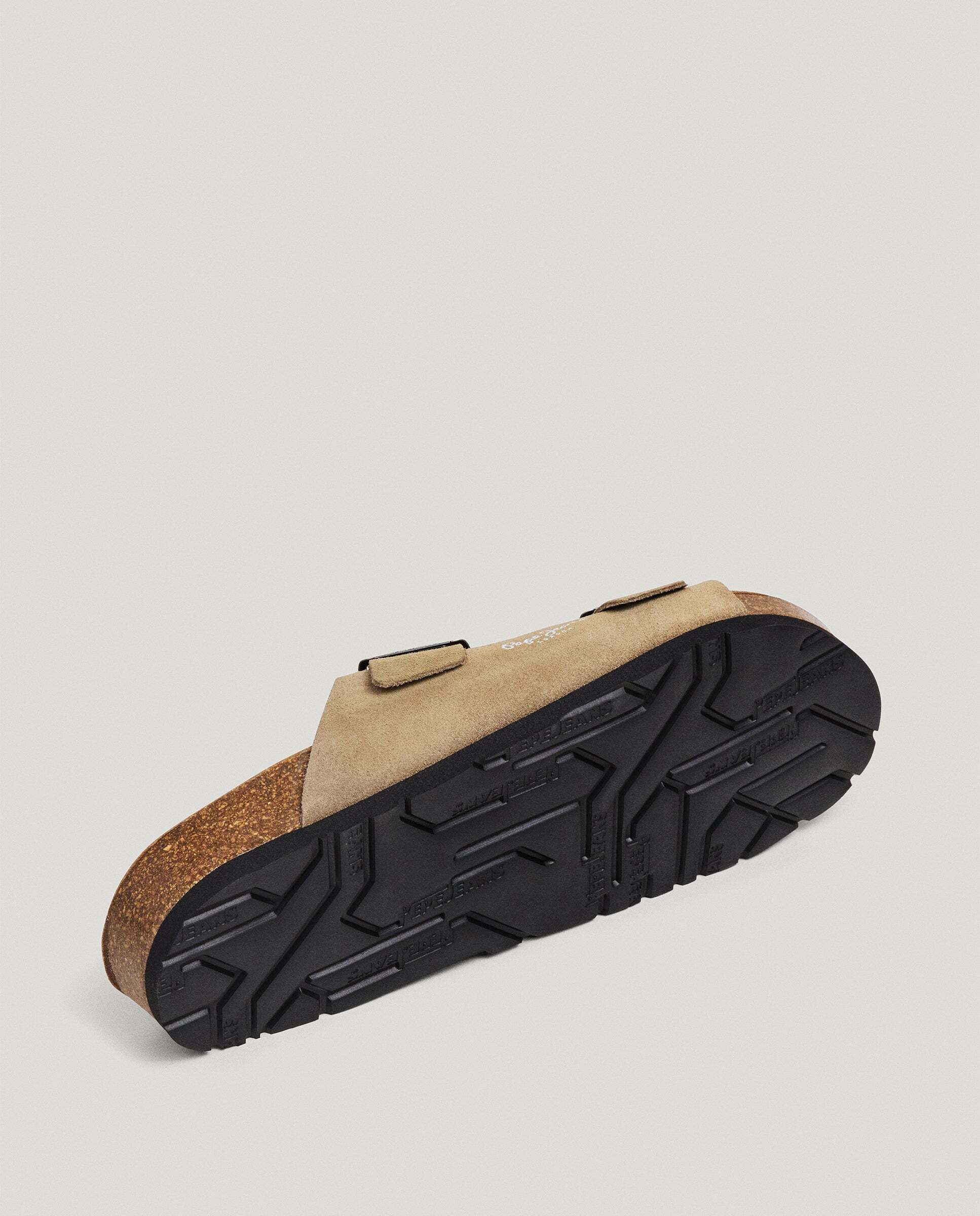 Sandalias de hombre ante con doble hebilla - Pepe Jeans - Natural Natural-6