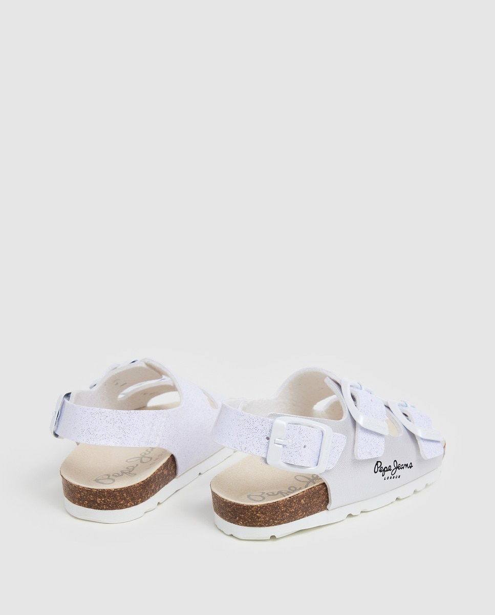 Sandalias blancas niña discount el corte ingles