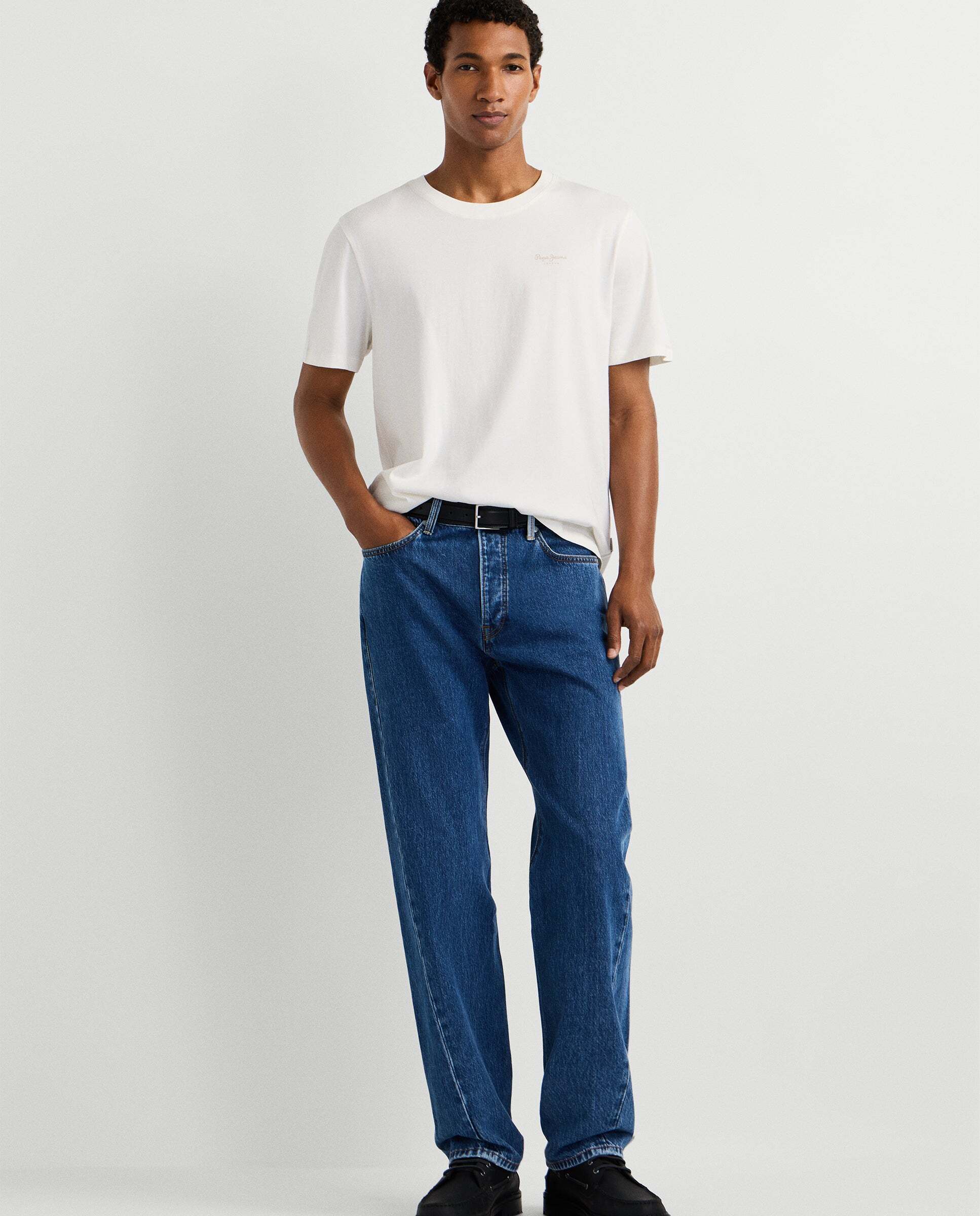 Imagen 2 de Camiseta de hombre logo estampado fit regular - Pepe Jeans - Blanco roto Blanco roto