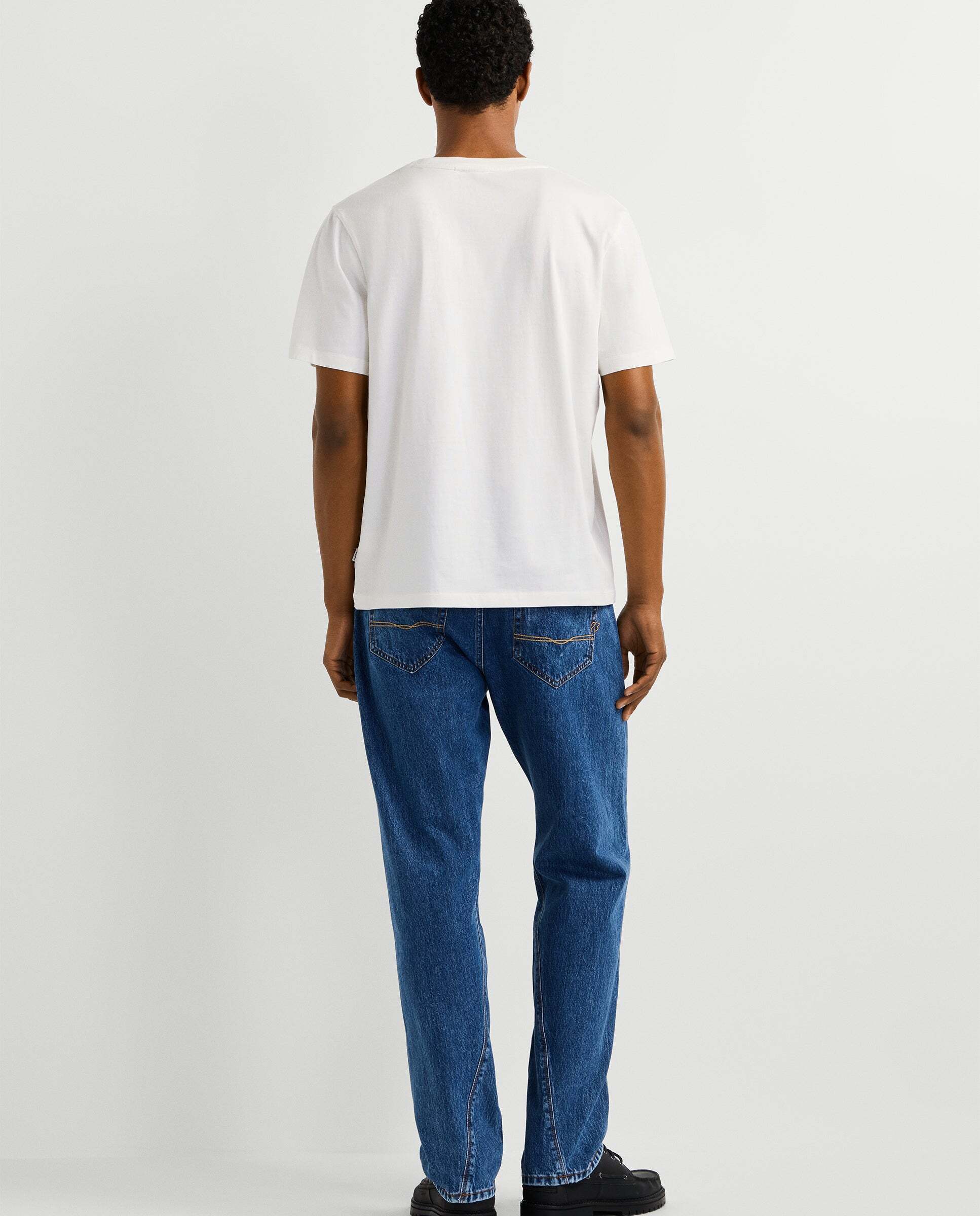 Imagen 3 de Camiseta de hombre logo estampado fit regular - Pepe Jeans - Blanco roto Blanco roto