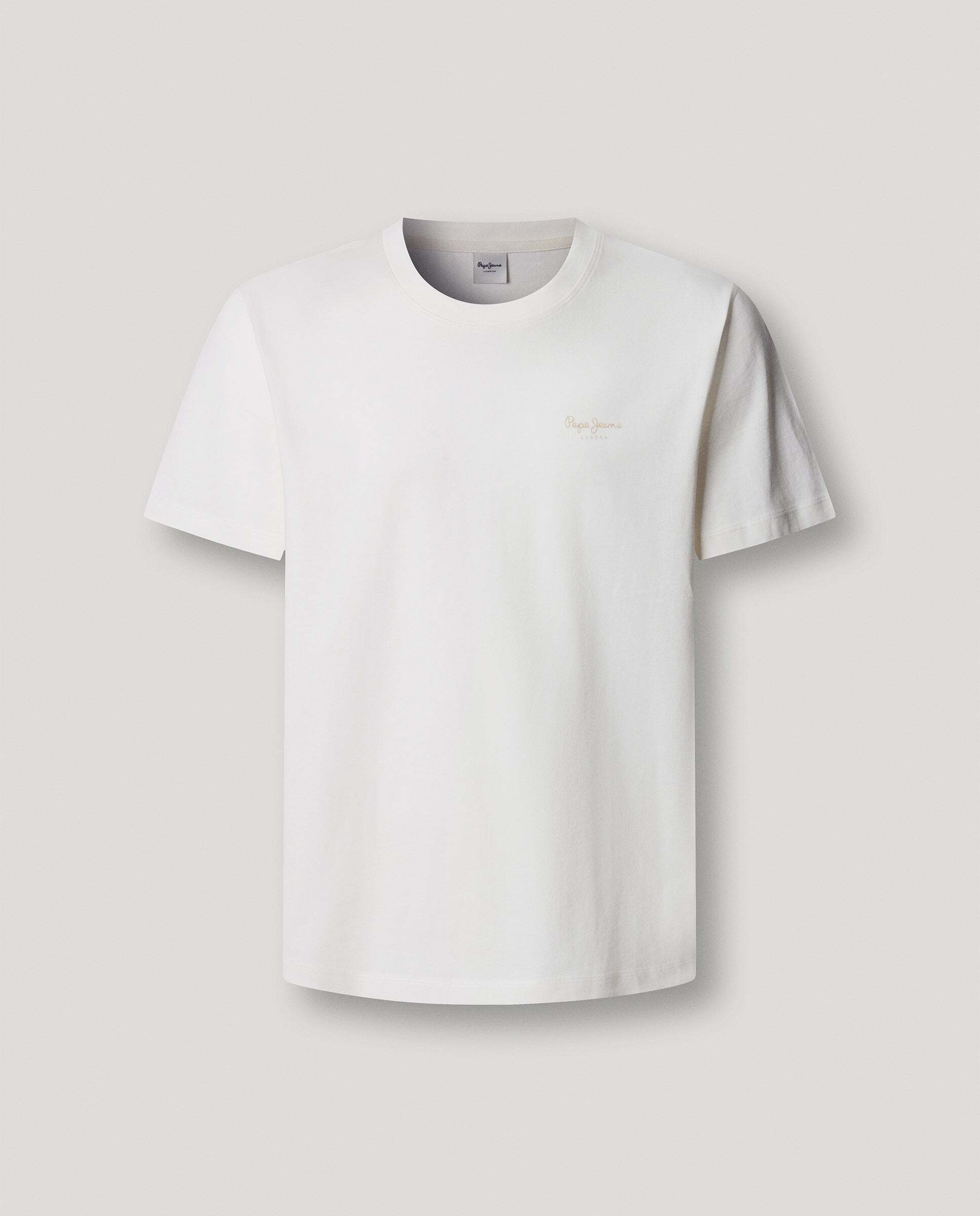 Imagen 9 de Camiseta de hombre logo estampado fit regular - Pepe Jeans - Blanco roto Blanco roto