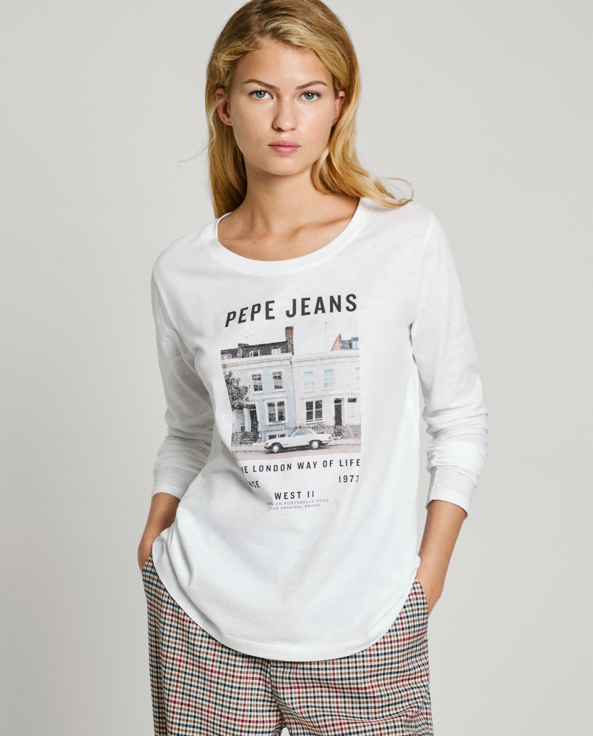 Camiseta shops blanca mujer corte ingles