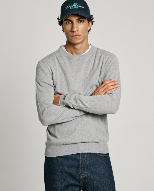 Imagen 0 de Jersey de hombre fit regular con cuello redondo