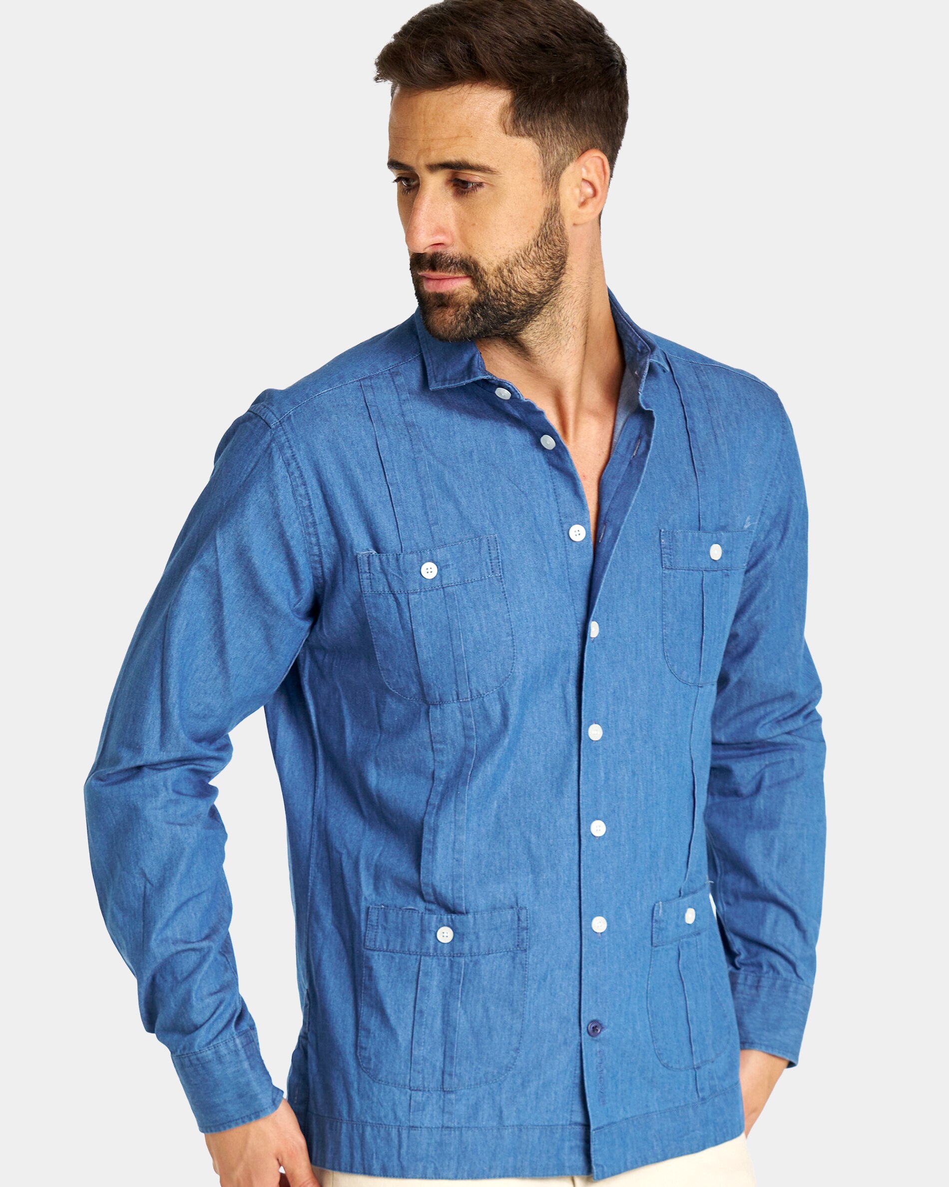 Guayabera hombre corte ingles online