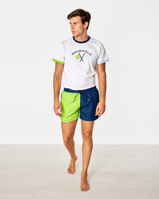 Imagen 0 de Bañador bermuda de hombre estampado fantasía