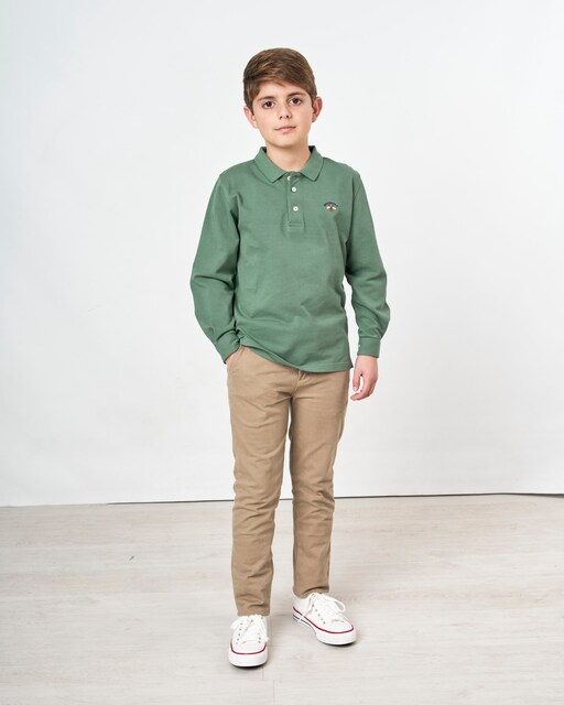 Imagen 0 de Polo de niño manga larga