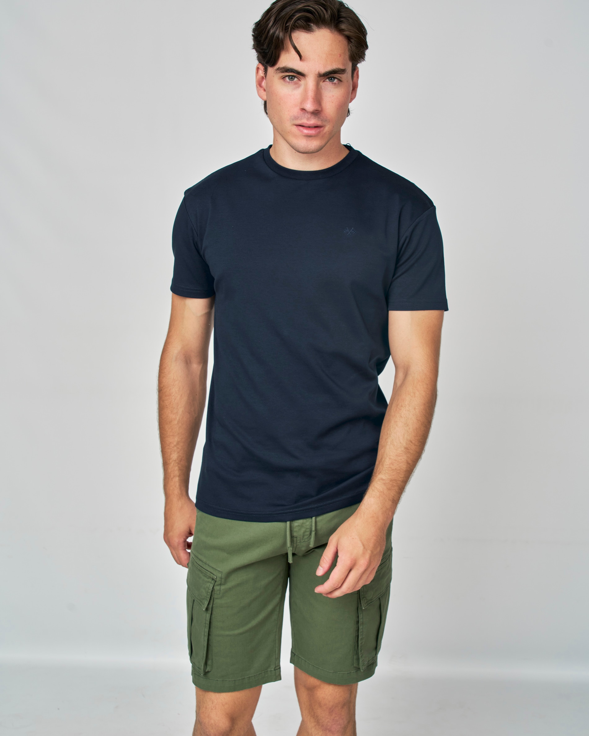 Spagnolo - Camiseta logo bandera en tono.
