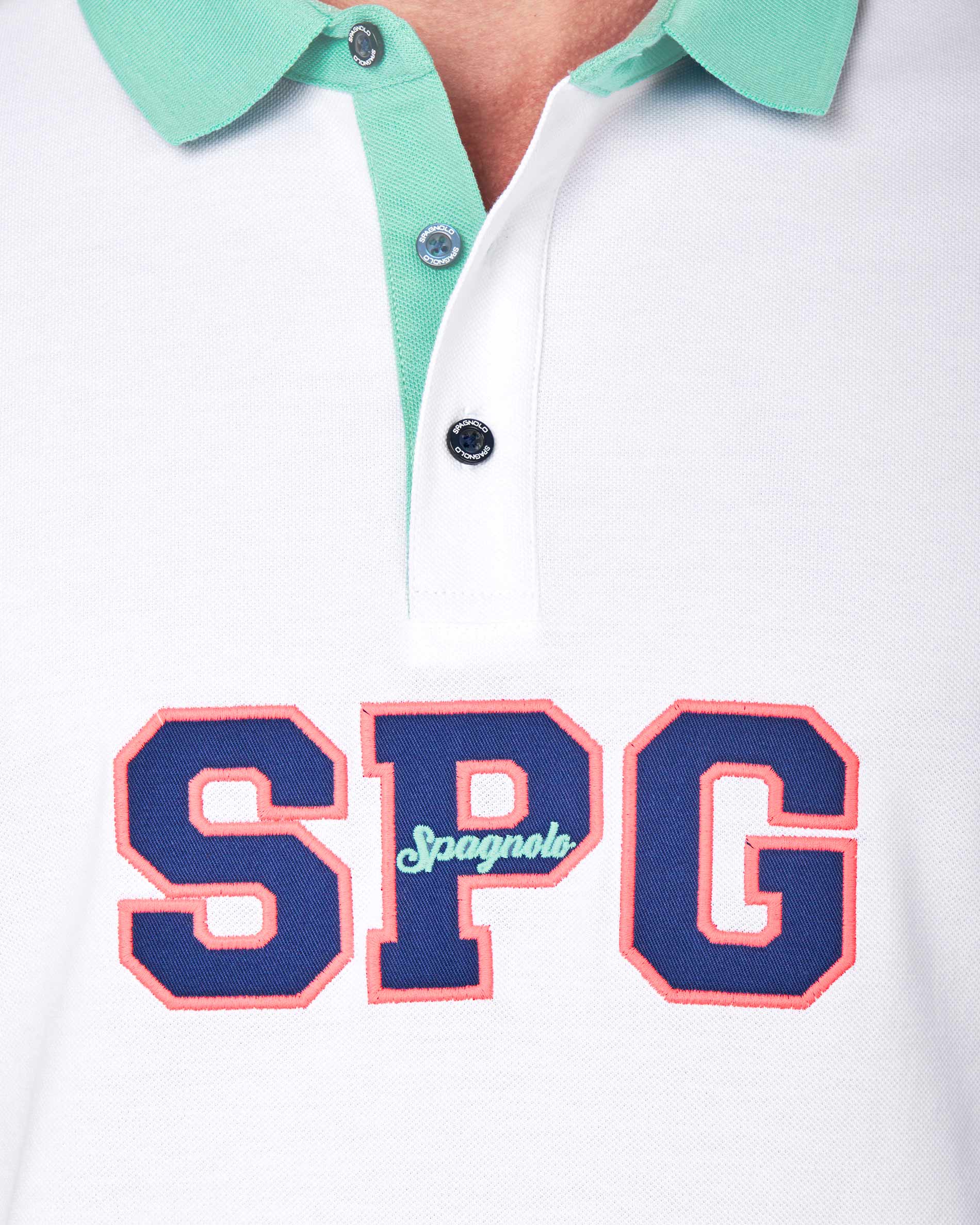 Polo piqué - Spagnolo - Blanco Blanco-2