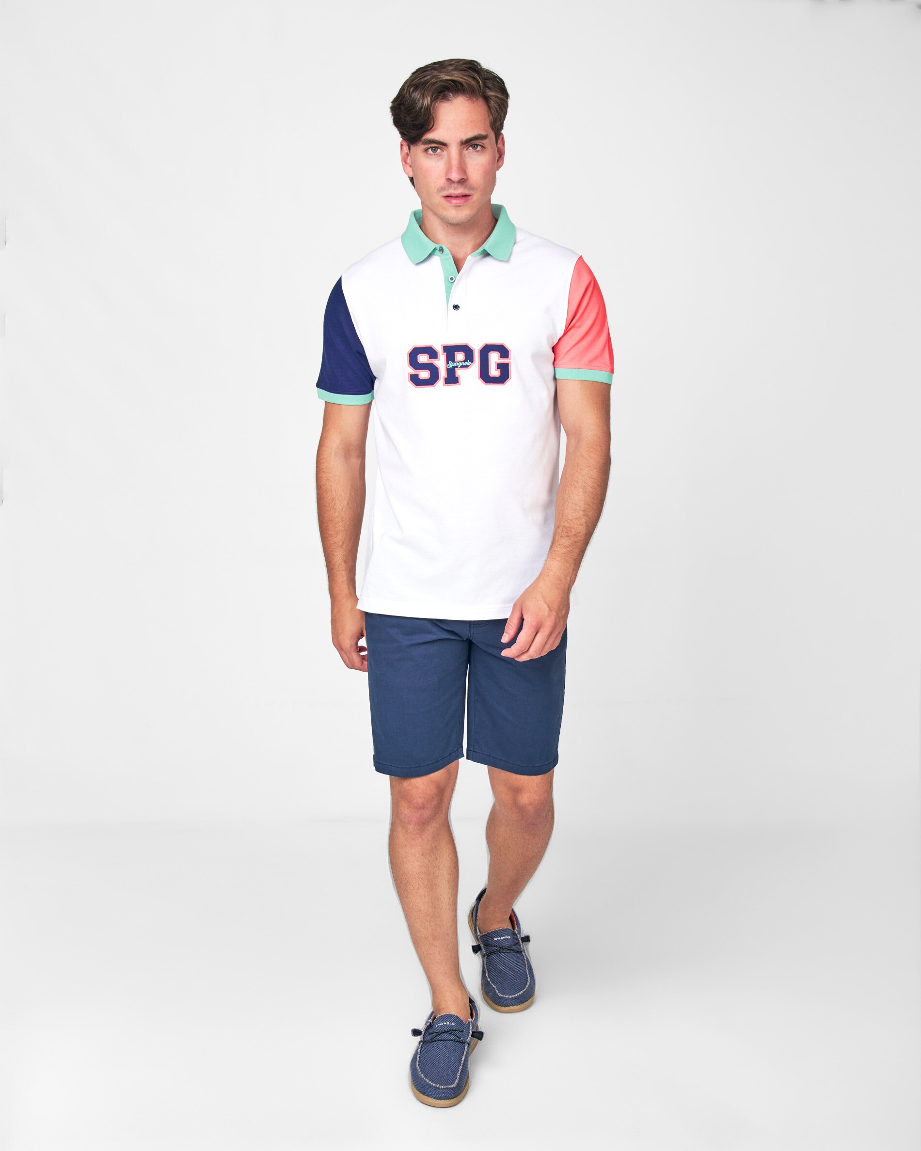 Polo piqué - Spagnolo - Blanco Blanco-4