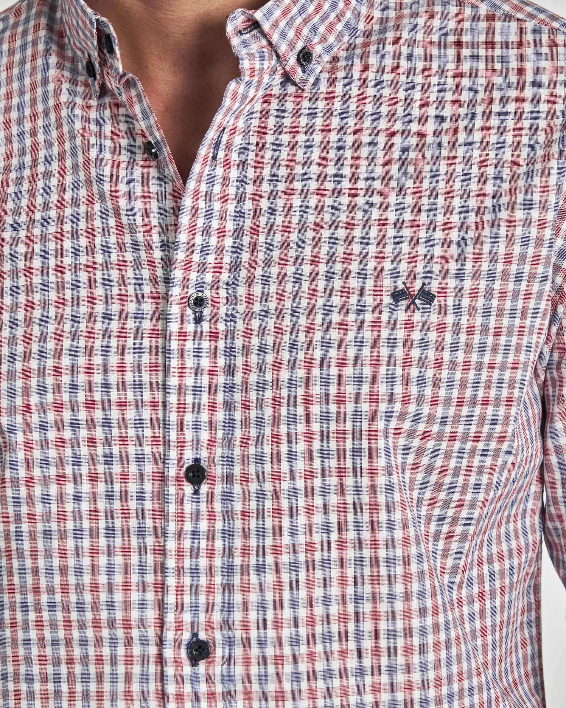 Camisa fil a fil cuadros - Spagnolo - Multicolor Multicolor-2