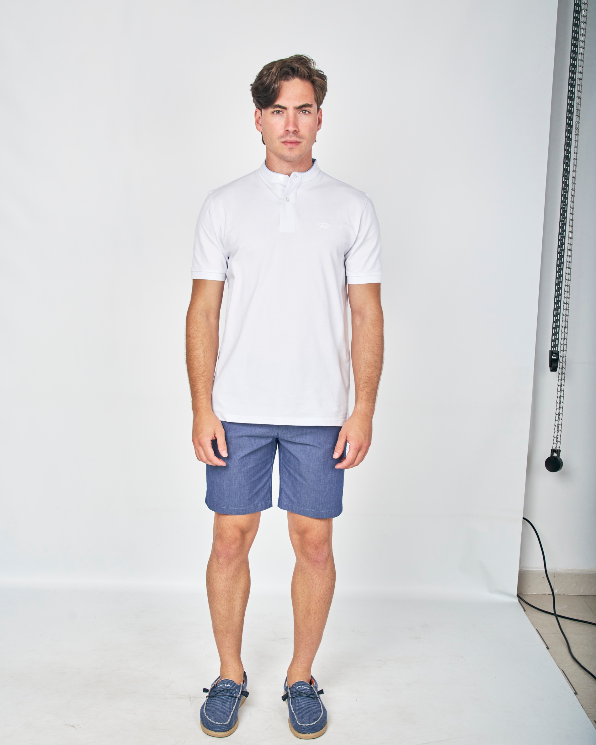 Polo pique mao liso - Spagnolo - Blanco Blanco-1