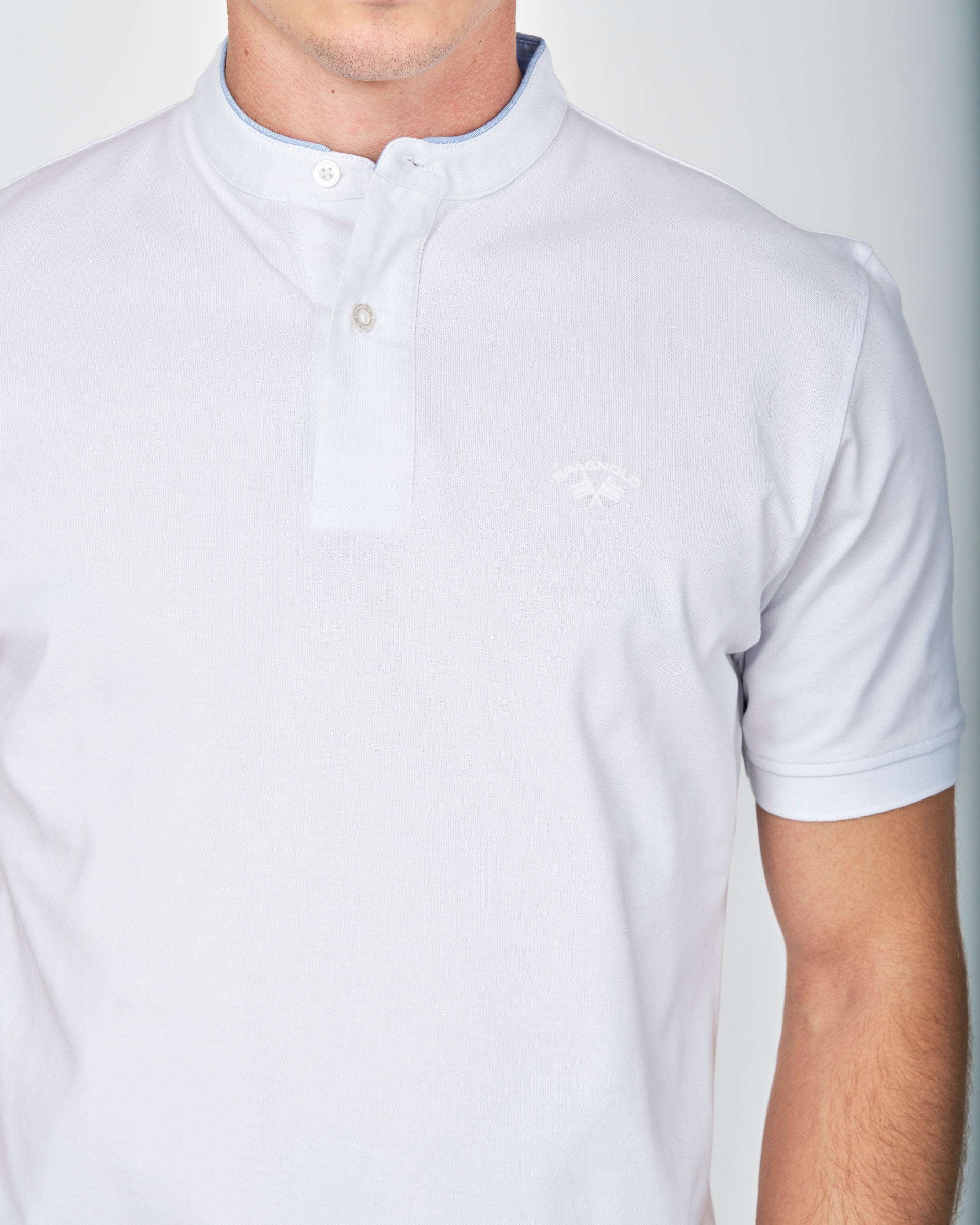 Polo pique mao liso - Spagnolo - Blanco Blanco-2