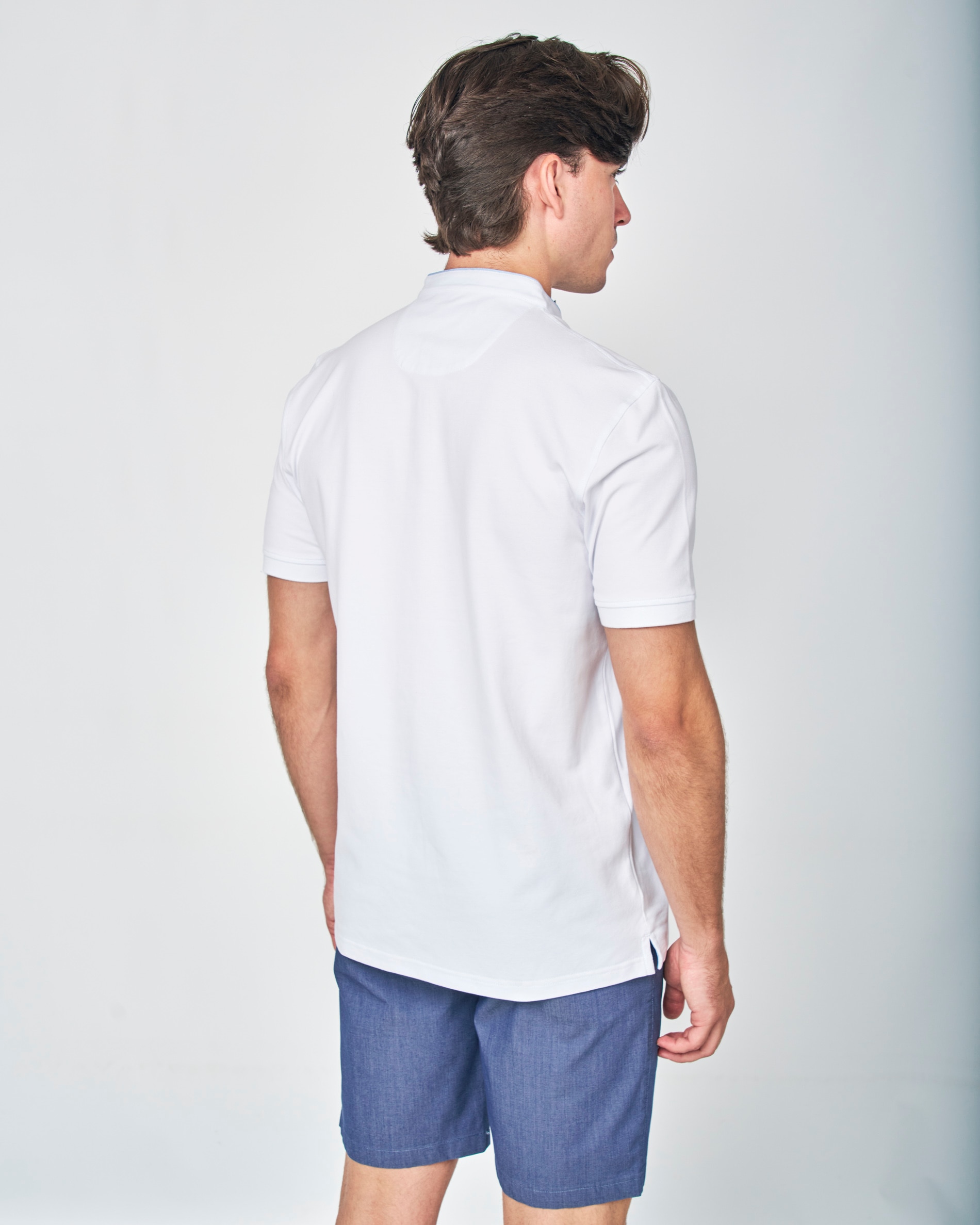 Polo pique mao liso - Spagnolo - Blanco Blanco-3