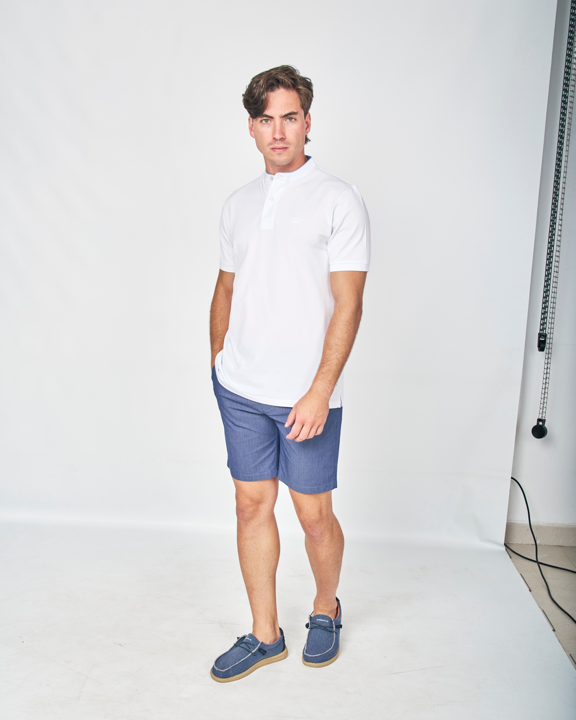 Polo pique mao liso - Spagnolo - Blanco Blanco-4