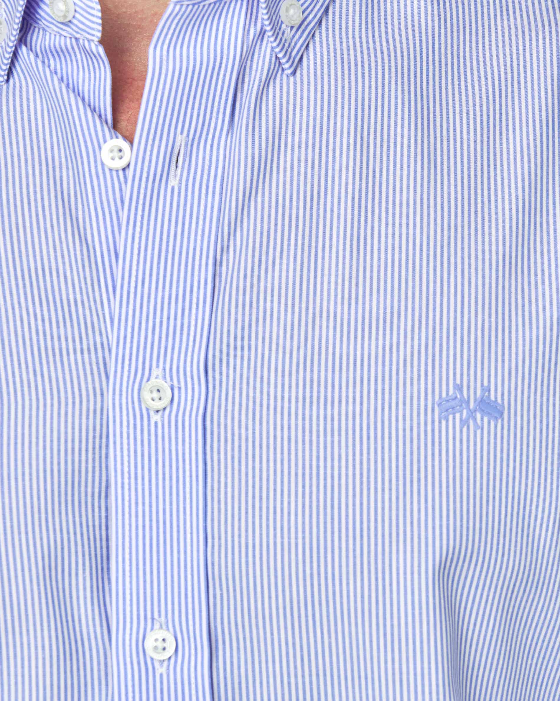 Camisa popelin rayas - Spagnolo - Azul claro Azul claro-2