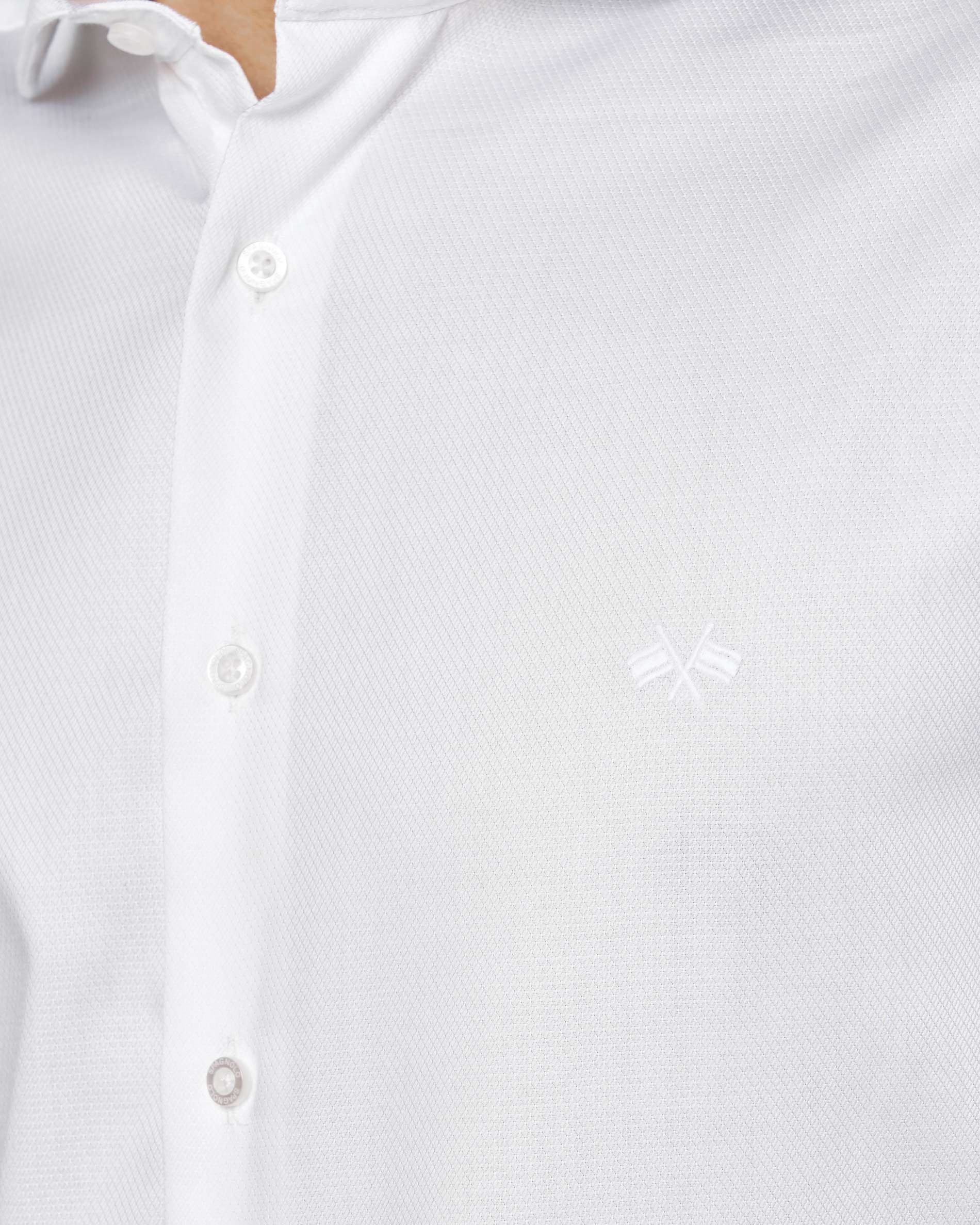 Camisa vestir dobby - Spagnolo - Blanco Blanco-4