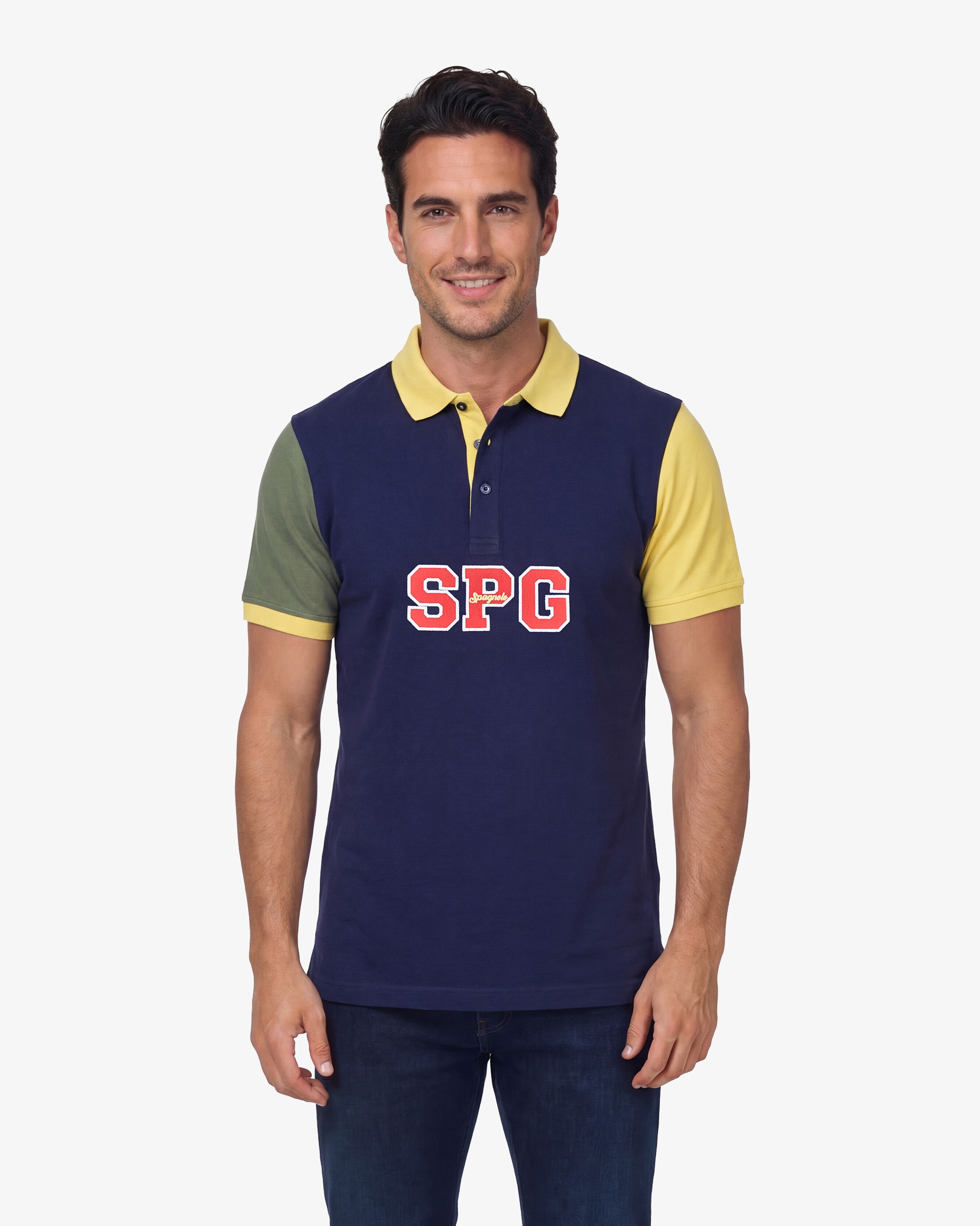 Polo piqué - Spagnolo - Azul marino Azul marino-1