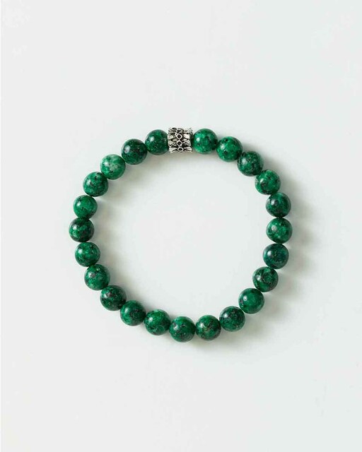 Imagen 0 de Pulsera de piedras verdes