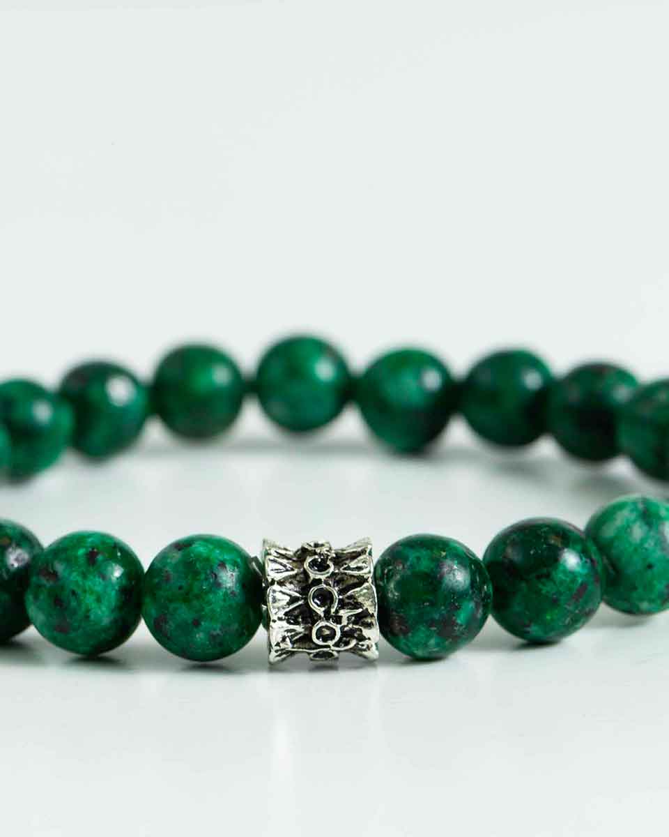 Pulsera de piedras verdes - PuroEgo - Verde Verde-2