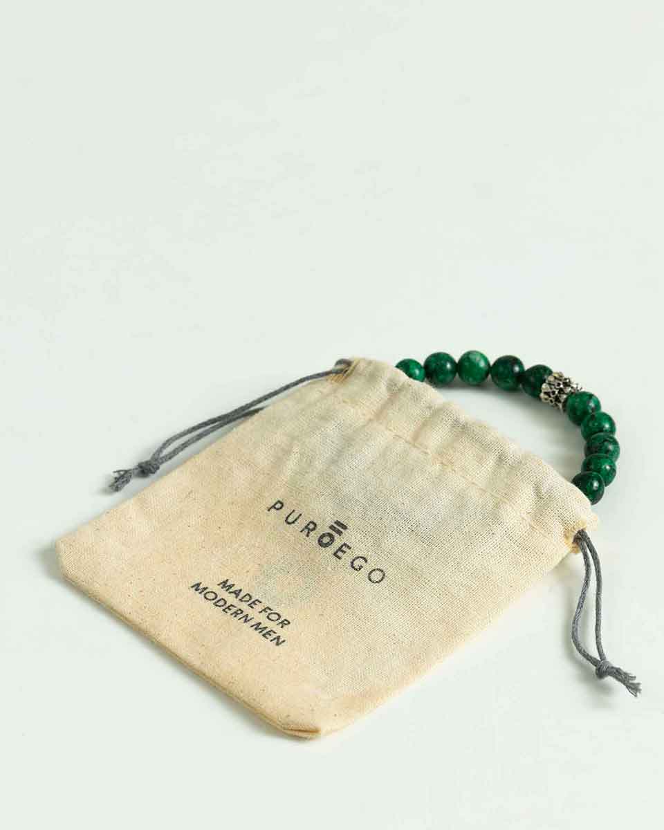 Pulsera de piedras verdes - PuroEgo - Verde Verde-4