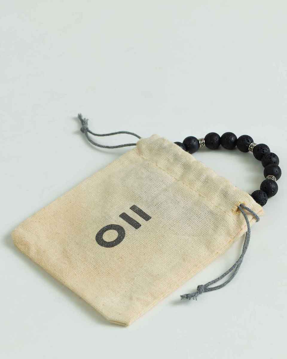 Pulsera de piedras volcánicas - PuroEgo - Negro Negro-4