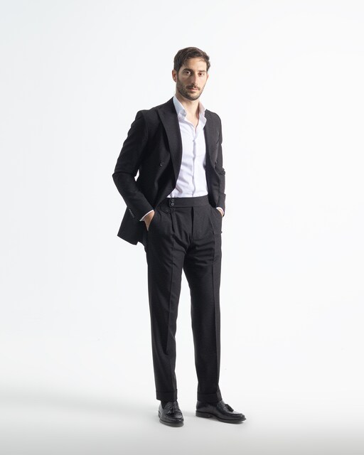 Imagen 0 de Pantalón de vestir de hombre non iron negro