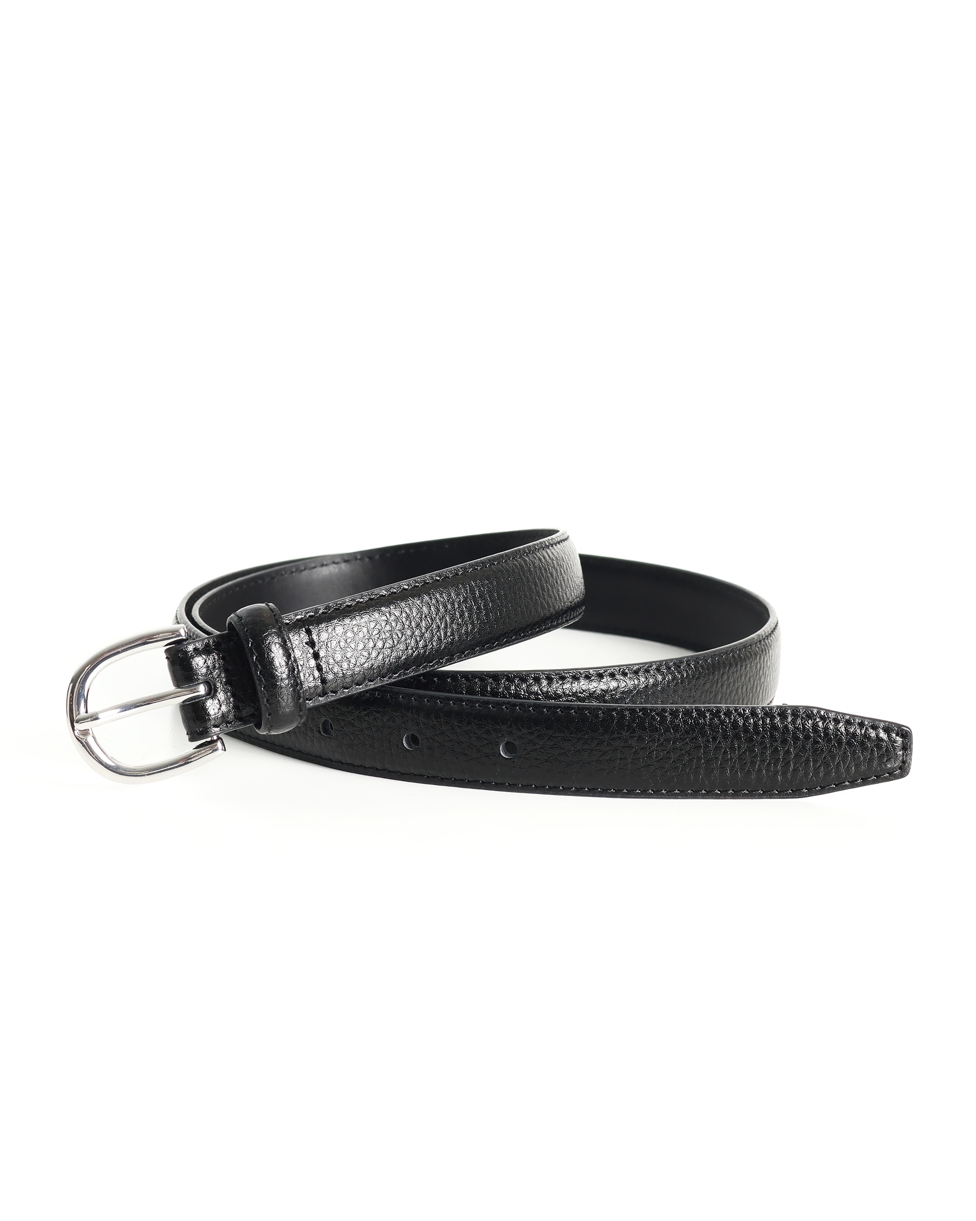 Cinturón de hombre de piel color - PuroEgo - Negro Negro-1