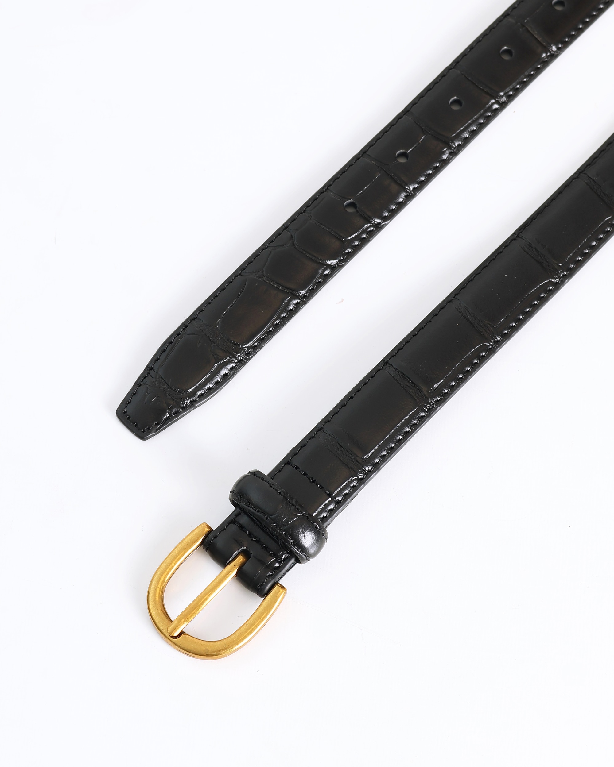 Cinturón de hombre de piel color - PuroEgo - Negro Negro-3