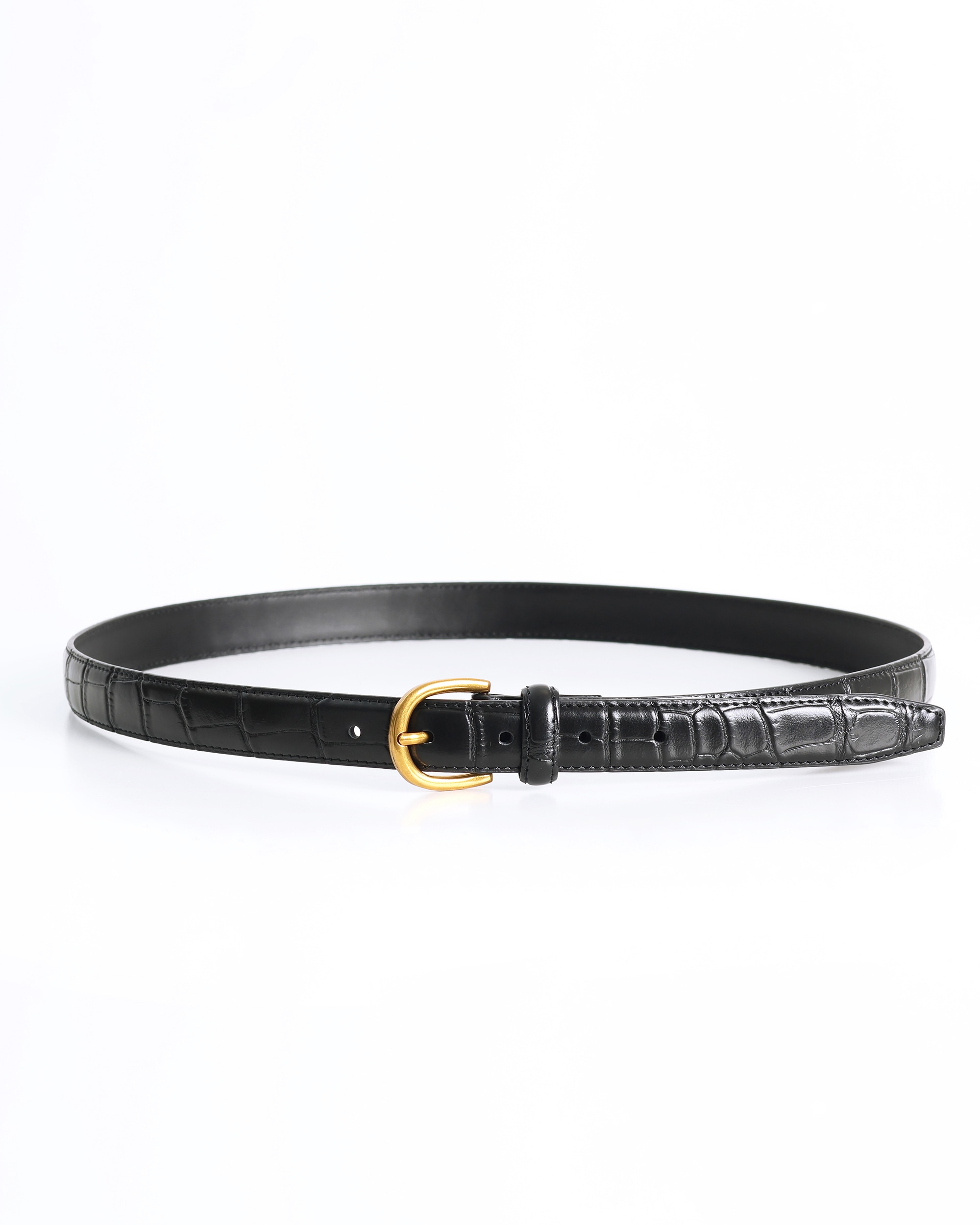 Cinturón de hombre de piel color - PuroEgo - Negro Negro-2