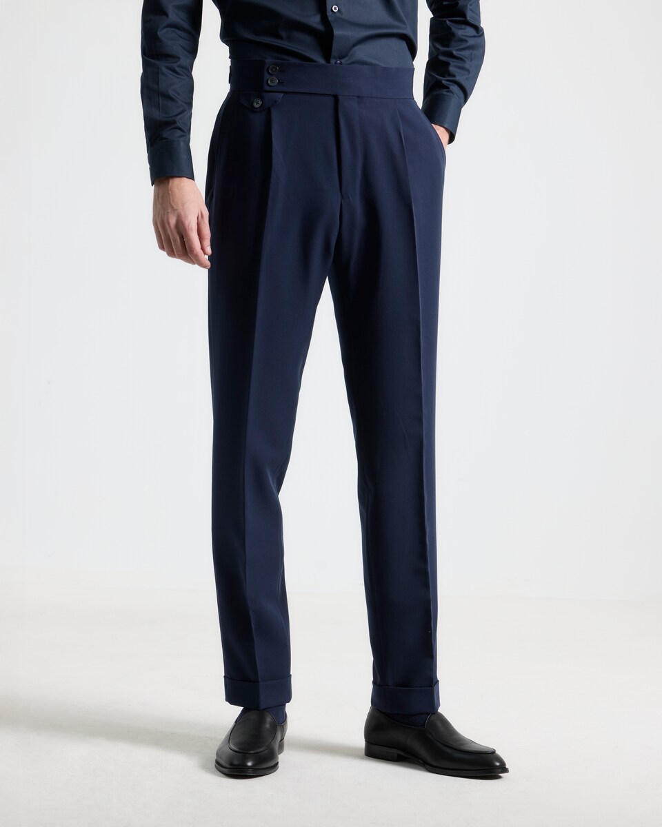 Pantalón Azul Marino PantalÃ³n Slim Fit Para Hombre Pantalón De