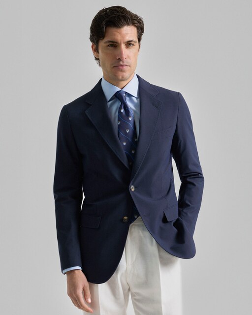 Imagen 0 de Americana de hombre slim estructura azul marino