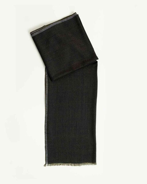 Imagen 0 de Foulard de hombre de lana kaki