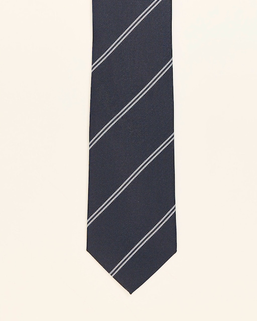 Imagen 0 de Corbata raya regimental azul marino de hombre