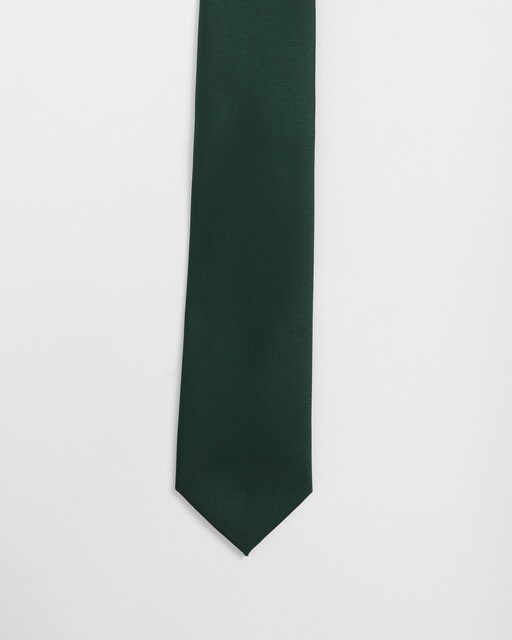 Imagen 0 de Corbata jacquard verde oscuro de hombre