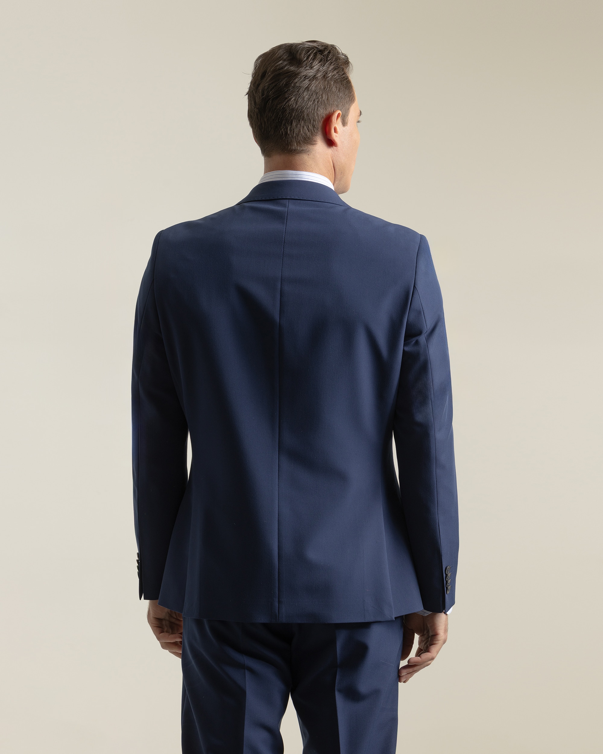 Americana vestir de hombre non iron slim fit - PuroEgo - Azul índigo Azul índigo-4
