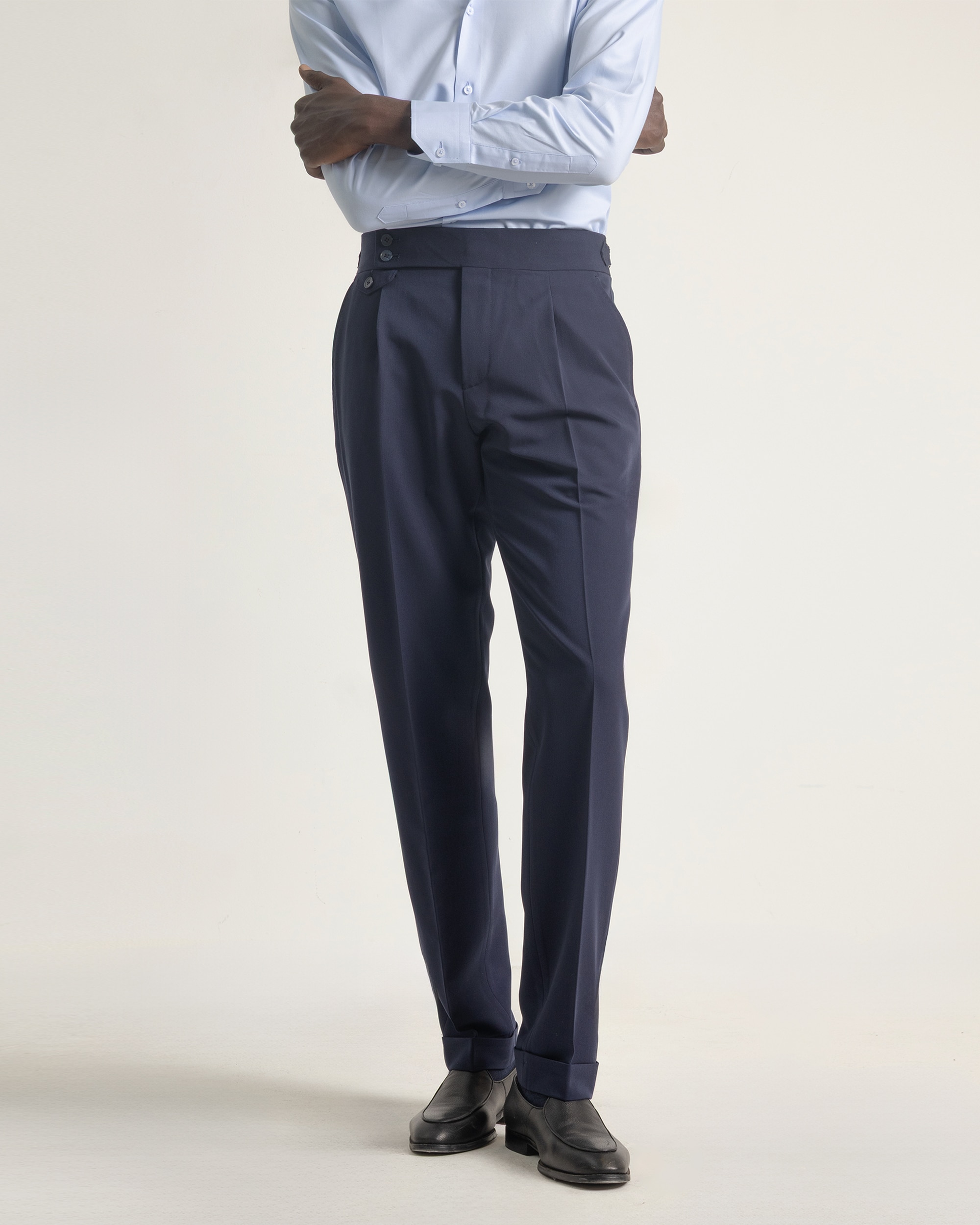Pantalón travel de hombre cintura alta - PuroEgo - Azul marino Azul marino-3