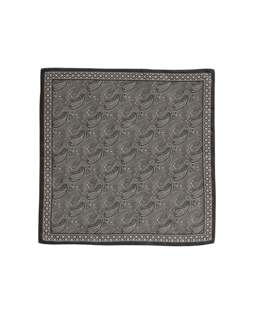 Imagen 0 de Bandana estampada de hombre negra