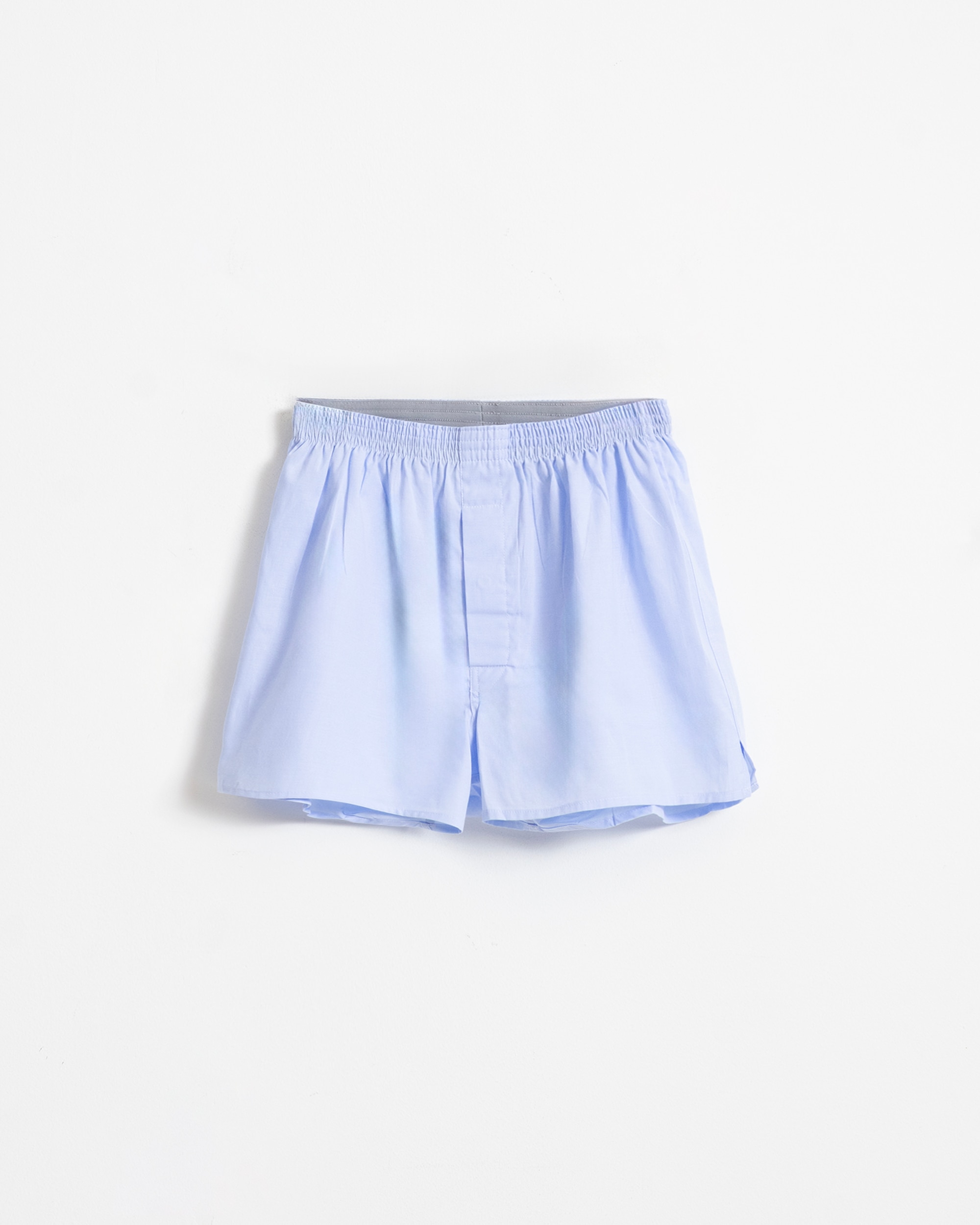 Imagen 0 de Boxer de tela de hombre algódon azul celeste Azul celeste