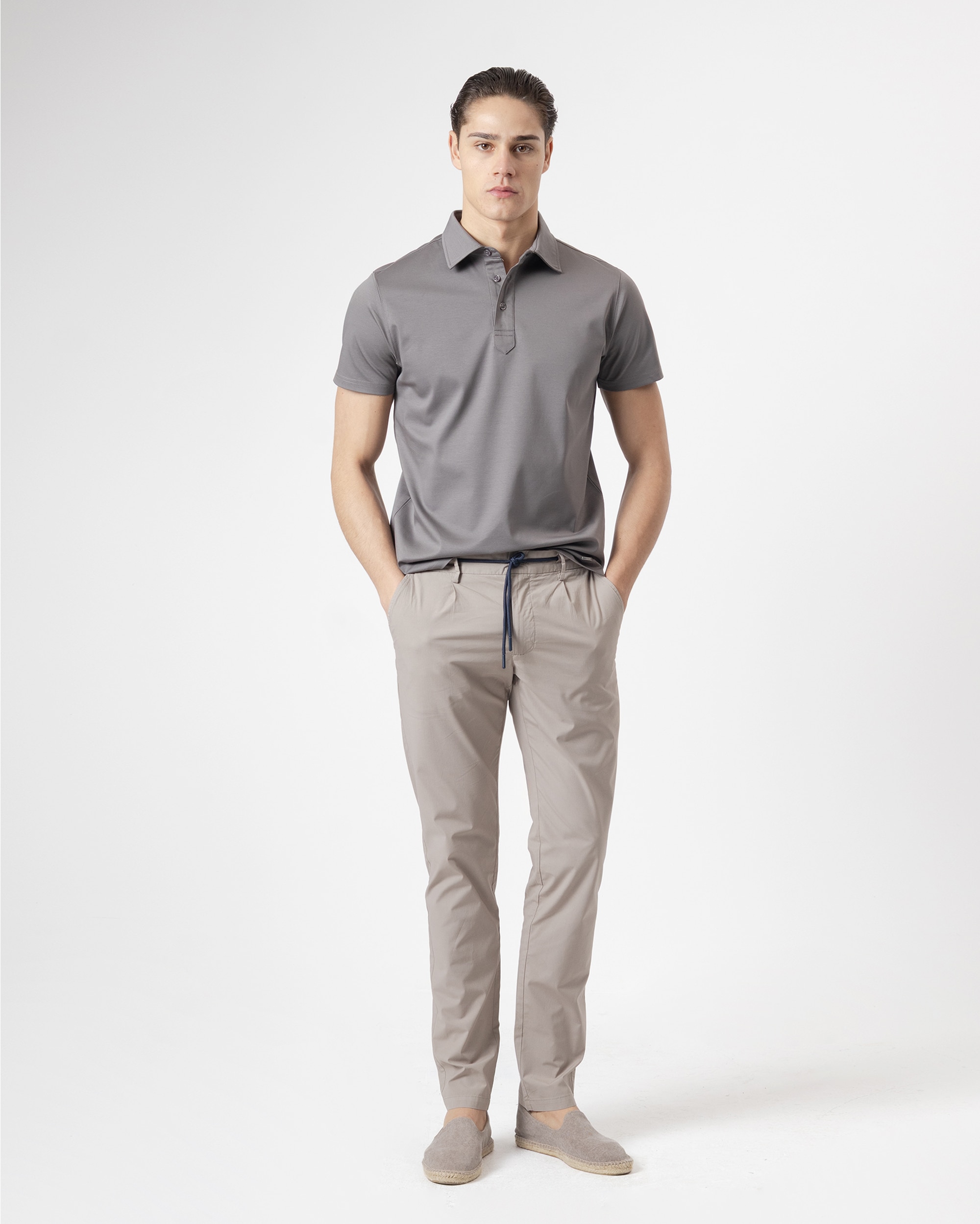 PuroEgo - Pantalón strecht de hombre slim fit.