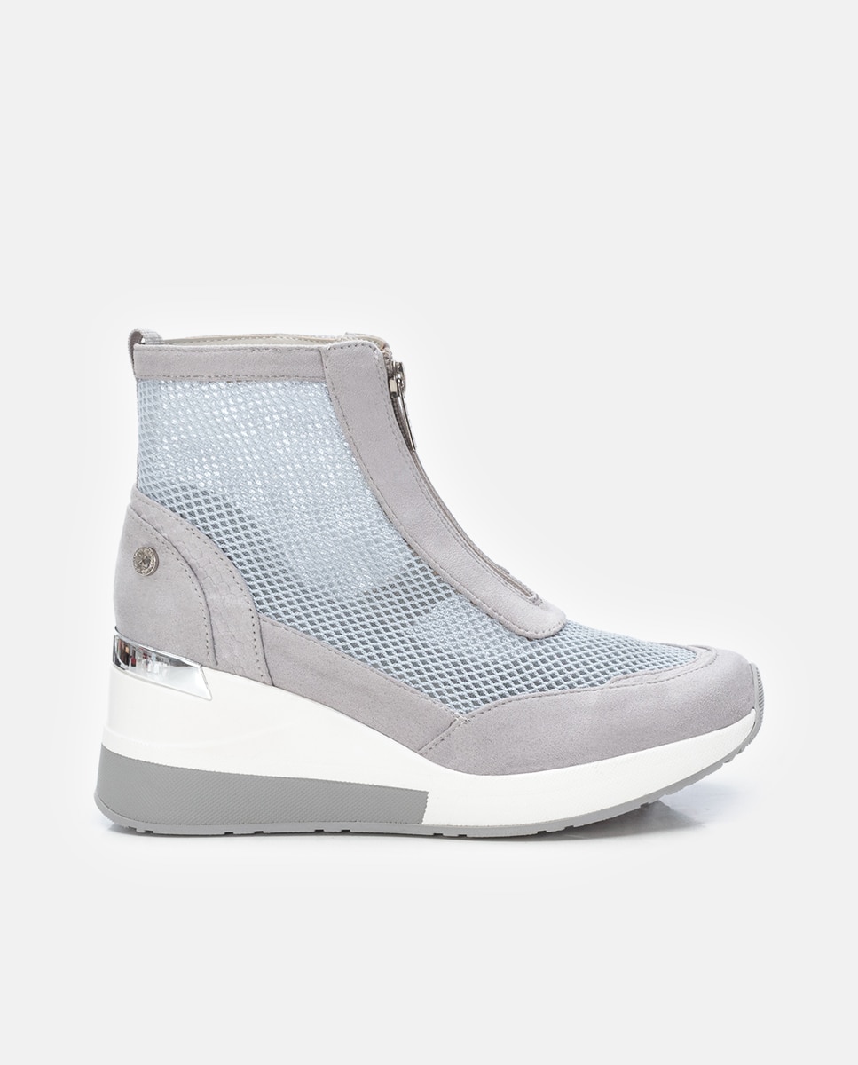 Botines básicos de mujer con cremallera - Xti - Blanco Blanco-1