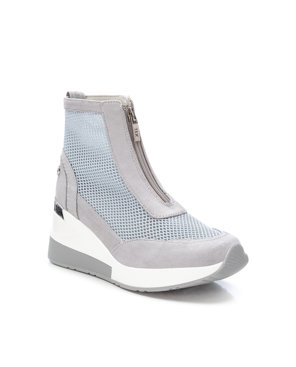Botines básicos de mujer con cremallera - Xti - Blanco Blanco-3